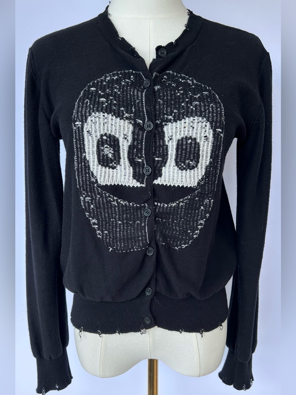 Nununu Girls The Warrior Knit Cardigan Cotton/Cashmere Size 12-14